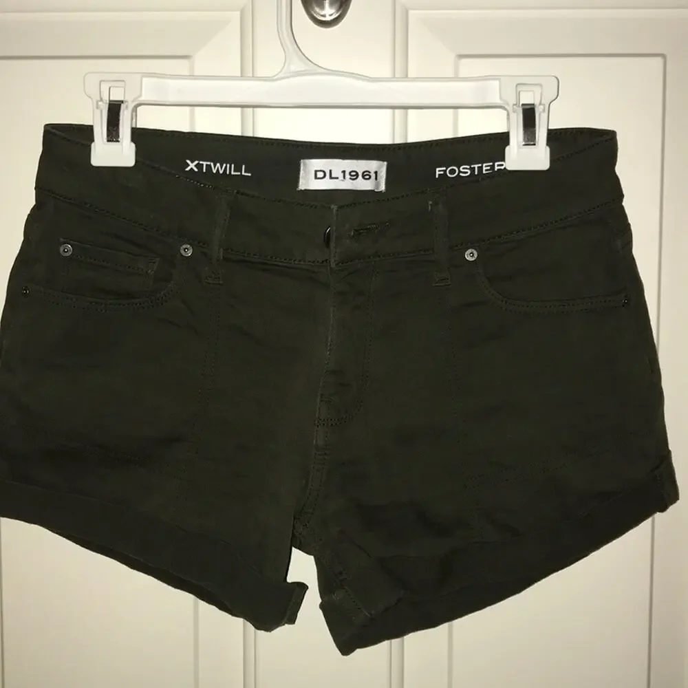 DL1961 foster relaxed short fennel size 25